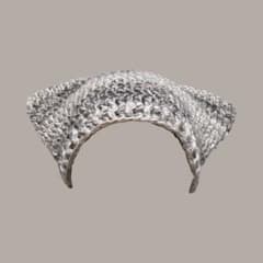 【ハンドメイド】猫耳ニット帽のサムネイル
