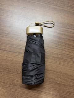 コンパクト 折りたたみ傘 晴雨兼用 ブラックのサムネイル