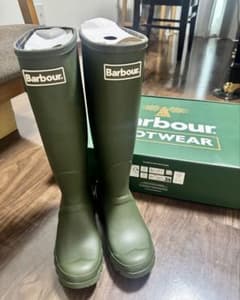 Barbour レインブーツ オリーブのサムネイル