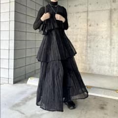 perna オーガンジープリーツワンピースのサムネイル