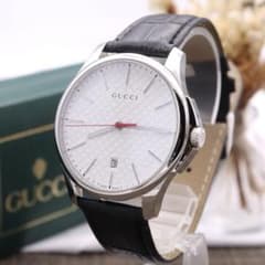 正規品【新品電池】GUCCI 126.3/動作品 ギョーシェ 動作良好 美品 
