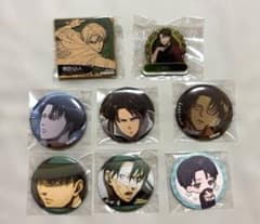 Attack Titan Levi Pin Badge Set