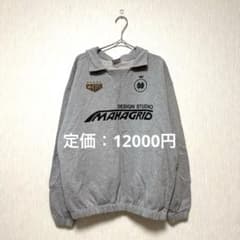 現行品　mahagrid RALLY COLLARED スウェットT 男女　M