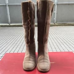 フェラガモスェードロングブーツのサムネイル