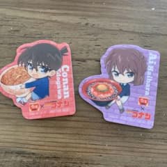 すき家×名探偵コナン　オリジナルダイカットマグネット2点セットのサムネイル