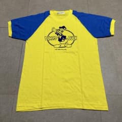 Disney ドナルドダック 半袖 tシャツ ビンテージ 90s 青 黄色 M - メルカリ