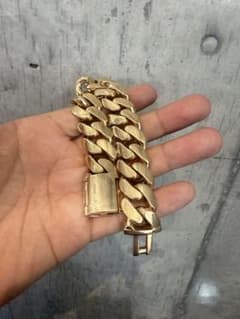 マイアミキューバン　喜平　ブレスレット14K 259.6g 幅2.0cmのサムネイル