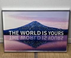 【美品】ASK IN クリスタルアート 富士山 61×41cm 立体パネル 額装 美品】ASK IN クリスタルアート 富士山 61×41cm 立体パネル 額装