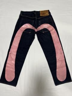 【濃淡】 EVISU デニム 2000Z ビッグカモメ 大黒 ピンク W28 濃淡】 EVISU デニム 2000Z ビッグカモメ 大黒 ピンク W28 | Beli pada