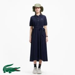 LACOSTE 半袖シャツワンピース ネイビーのサムネイル