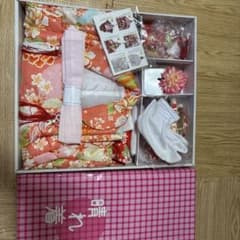 七五三　3歳　女の子　着物　セット　着画ありのサムネイル