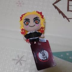 鬼滅の刃　キーチェーンマスコット　ぬいぐるみ　煉獄杏寿郎のサムネイル