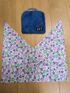 【新品】日本伝統的あずま袋【中古】SYZYブランドコンパクトトラベルトートバッグのサムネイル