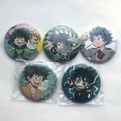 僕のヒーローアカデミア 緑谷出久 缶バッジ 5点セットのサムネイル