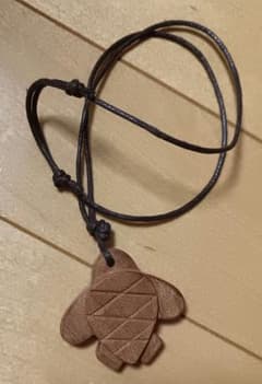 ハンドメイド 木製ネックレス ウミガメのサムネイル