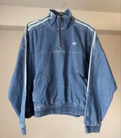 アディダスオリジナルス デニムクロップド トラックトップのサムネイル