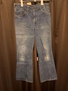 70年代BIG Smithブーツカットデニム 42TALONジッパー 赤タグ - メルカリ