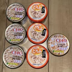 CIAO 猫用ウェットフード 7缶セットのサムネイル