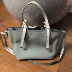D.KELLY 2way ショルダーバッグ ライトグレーのサムネイル