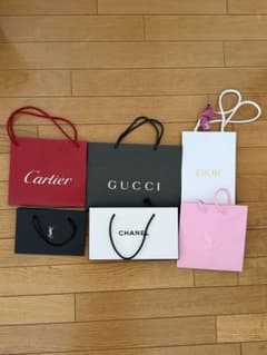 ハイブランド ショップ袋 6枚セット - メルカリ