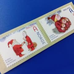 外国切手 ノルウェー 2012年 大工のアンデシェンとサンタクロース