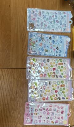 ぷっくりシール5種セットのサムネイル