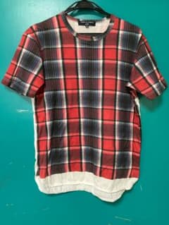 COMME des GARÇONS チェック柄 Tシャツ Mのサムネイル