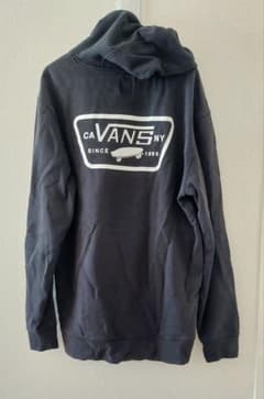 VANS フード付きパーカー 黒のサムネイル