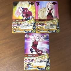 NARUTO ナルティメットカードバトル 春野サクラ 3枚セットのサムネイル