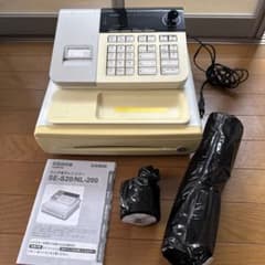 カシオレジスターSE-S20/NL200 レッド【動作確認済み】 CASIO SE-S20/NL-200 電子レジスター レシートセット - メルカリ