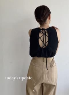 nokcha ノクチャ　バックリボン　ノースリーブのサムネイル