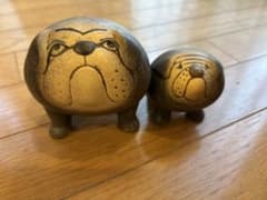Lisa Larson ブルドッグ 置物 親子セット Lisa Larson ブルドッグ 置物 親子セット - メルカリ