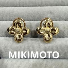 MIKIMOTO K18YG フラワーモチーフ ピアス MIKIMOTO K18YG フラワーモチーフ ピアス - メルカリ