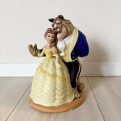 状態良好 美女と野獣 陶器製オルゴール - メルカリ