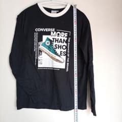 CONVERSE 長袖Tシャツ ブラック 160cmのサムネイル