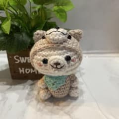 ハンドメイド♡あみぐるみ　豆柴くまちゃんのサムネイル