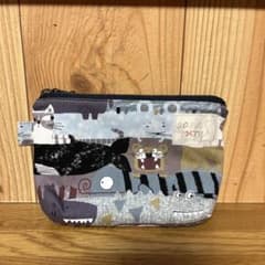 ハンドメイド ポーチ 動物柄 小物入れのサムネイル