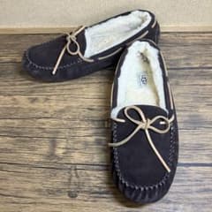 （K26008）UGG アグ ムートン ローファー 28㎝ ブラウン