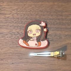 鬼滅の刃 ヘアピン ガチャガチャ 竈門禰豆子のサムネイル
