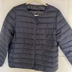 ブラック4XL ダウンジャケット キルティングのサムネイル
