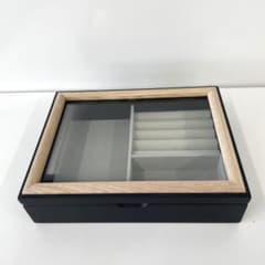 【新品】mia  ミアジュエリーボックス　木製　ブラックのサムネイル