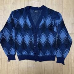 60s ヴィンテージ モヘアカーディガン - メルカリ