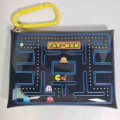 パックマン カラビナ付き ミニクリアポーチ