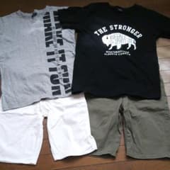 GLAZOS★170サイズ★男子★Tシャツ＆ハーフパンツ4点セット★のサムネイル