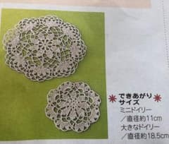 ハンドメイドキット レース編みのドイリーのサムネイル
