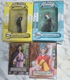 ONE PIECE 피규어 4점 세트 조로상지 외 원피스
