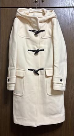 【中古】トゥモローランド マカフィー ダッフルコート アイボリー