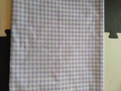 うさぎ様専用　紫チェックの生地のサムネイル