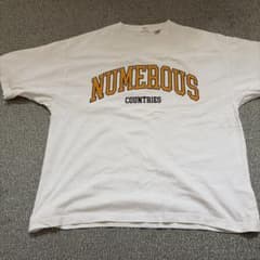 NUMEROUS COUNTRIES ロゴ Tシャツ ホワイトのサムネイル