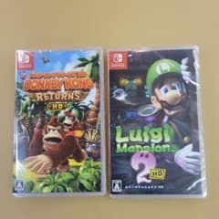 Switch ドンキーコングリターンズHD・ルイージマンション2HD - メルカリ